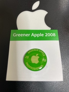 2008年　Apple純正　アップル　Ｇreener ピンバッジ　希少　コレクション　コレクター