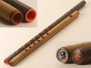 【流】時代和楽器 竹造龍笛 二点 KV790