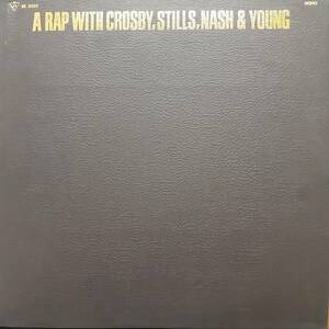 PROMO日本盤LP！非売品！CSN&Y / A Rap With Crosby, Stills, Nash & Young 1970年 ATLANTIC 日本グラモフォン MI 3002 Neil Stephen David