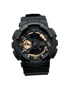 CASIO (カシオ) G-SHOCK Gショック デジアナ腕時計 GA-110RG ブラック メンズ/006