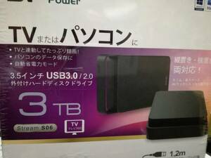 シリコンパワー　3TB HDD SP030TBEHDS06A3KTV 送料無料