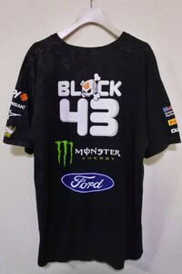 DC SHOES MONSTER ENERGY FORD KEN BLOCK #43 DIRT RALLY Tee size L ケンブロック Tシャツ ダートラリー