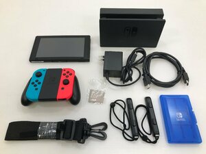 【TAG・中古】★1円～★Nintendo Switch本体 新モデル ★動作確認済み ★箱とガイド欠品 ★ケース付き　034-240426-YK-06-TAG