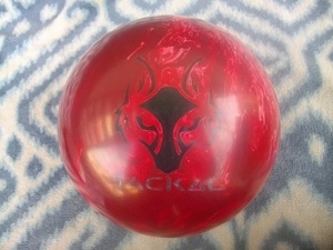 重さ約6820グラム ジャッカル カーネッジ ボウリングボール　極美品　BOWLING　MOTIV製　モーティブ　JACKAL CARNAGE