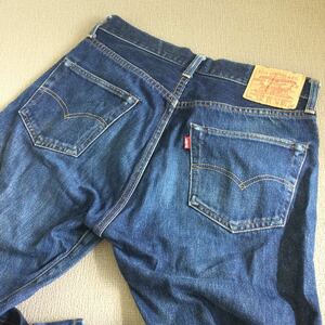 LEVIS リーバイス 501XX USA製 555刻印 バレンシア工場 501-0003 W32 ビッグE 赤耳 米国製 デニムパンツ