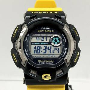 G-SHOCK CASIO カシオ 腕時計 GW-9102K-1 GULFMAN ガルフマン イルクジ2009 ブラック イエロー 樹脂 チタン メンズ 【ITDKHD0CCU90】