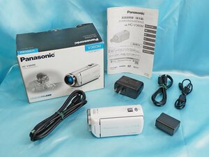 ◆ Panasonic 16GB内蔵・ビデオカメラ 【HC-V360M】 ホワイト // 2015年製 ◆