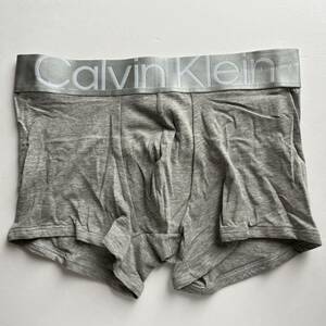 Calvin klein カルバンクライン メンズボクサー　M(S) グレー　ボクサーパンツ メンズインナー　コットンストレッチ　男性ボクサー　下着