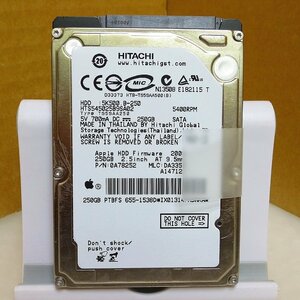 HD4638★HITACHI★2.5インチHDD★250GB★HTS545025B9SA02★即決！