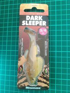 ダークスリーパー 3.8インチ 3/4oz 10 クリアチャート メガバス Megabass DARK SLEEPER 検) サーフ ヒラメ マゴチ ブラックバス シーバス 