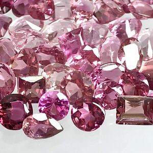 (天然ピンクトルマリンおまとめ30ct)m ルース 裸石 宝石 ジュエリー jewerly pink tourmaline i