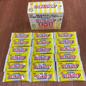 日清食品トリプルバリア18包　甘さすっきりレモン味　賞味期限2025年4月27日 機能性表示食品