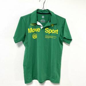 ★DESCENTE ★デサント MOVE SPORT ムーブスポーツ 半袖ポロシャツ　メンズM