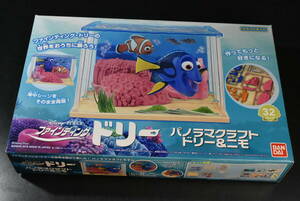 Qm438 【新品 】Bandai Finding Dory Panorama Craft DORY & NEMO ファインディング ドリー パノラマクラフト ドリー&ニモ プラモ 60サイズ