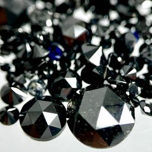 ●天然ブラックダイヤモンドおまとめ10ct●a ルース 裸石 宝石 ジュエリー jewelry black diamond ルース ②