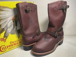 CHIPPEWA チペワ 91068 スチールトゥ エンジニアブーツ 11INCH STEEL TOE ENGINEER BOOTS CORDVAN コードバン 黒タグ US9 E 未使用 USA製