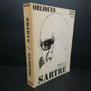 [仏]Obliques Sartre / オブリック　サルトル特集 洋書　大型　フランス語