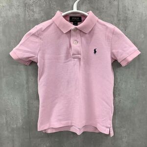 [D2752] ポロラルフローレン ポロシャツ キッズ ピンク系 4/110 POLO RALPH LAUREN / 小型便OK