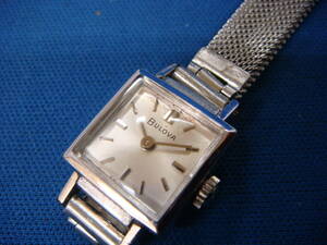 ◆◇２９８Ｘ【アンティーク60S】ブローバ　手巻き腕時計（動品）当時もの　ベルトフリーサイズ　美品◇◆