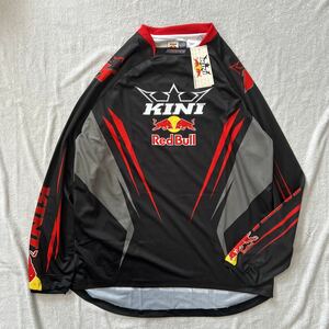 KINI RED BULL COMPETITION SHIRT BLACK XLサイズ レッドブル オフロードシャツ メッシュ A50704-6
