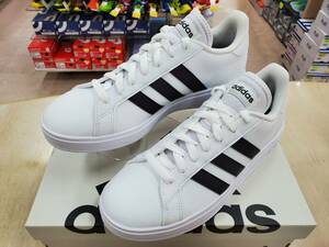 新品即決28.0cm★adidasアディダス グランドコート ベース2.0M メンズ カジュアルスニーカー★コートスニーカー シンプル 人気モデル！