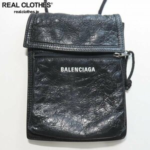 BALENCIAGA/バレンシアガ エクスプローラー ショルダーバッグ/ ポーチ サコッシュ ブラック /000