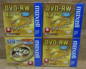 マクセル DVD-RW 5枚パック×4セット