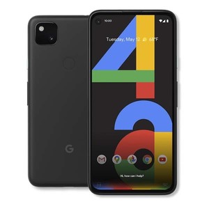 バッテリー80％以上 良品 Google Pixel4a Just Black 中古 SIMフリー SIMロック解除済