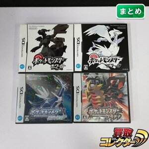 gA428a [箱説有] DS ソフト ポケットモンスター ホワイト ブラック ダイヤモンド プラチナ 計4点 / ポケモン | ゲーム X