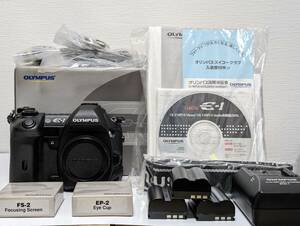 ★オリンパス OLYMPUS デジタル一眼レフ E-1 ボディ★フォーサーズ初代フラッグシップ★おまけ付★防湿庫保管★