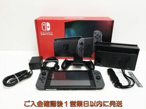 【1円】任天堂 新モデル Nintendo Switch 本体 セット グレー ニンテンドースイッチ 初期化/動作確認済 新型 H07-822yk/G4