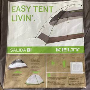 ケルティ サリダ1 KELTY SALIDA ソロテント 一人用テント バイカー キャンプ アウトドア tmc02054922