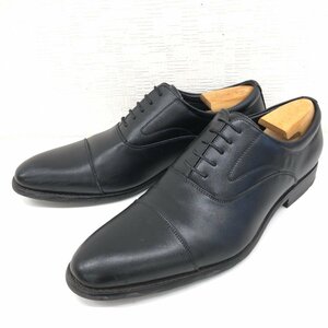 ●Phiten ファイテン ストレートチップ ビジネスシューズ 27cm 黒 ブラック ビジネスシューズ ドレスシューズ レザーシューズ 革靴 メンズ