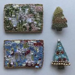 ビーズ刺繍ブローチ　★いのさん様専用ページ★