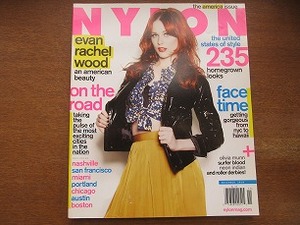 洋雑誌●NYLON 2010.11●エヴァンレイチェルウッド Neon Indian