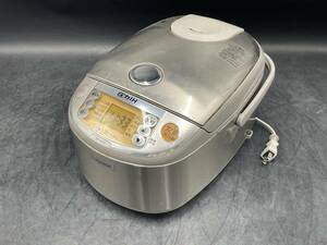 【動作品】ZOUJIRUSHI/象印 圧力IH炊飯ジャー 極め炊き 1.0L 5.5合炊き ステンレス製 2012年製 NP-HJ10