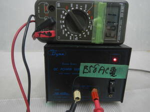 E 58 * AC　電源　12V テスト済み　回路計は測定用　付属しません