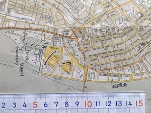 mc15【地図】新潟市 昭和14年頃 ※難有[初代新潟駅 白山球場 関屋競馬場 武徳会支部 異人池 日和山展望台 東宮記念碑 安進丸おけさ丸発着所