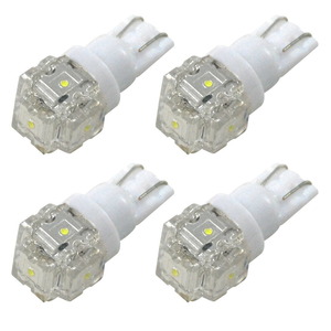 NCP/SCP10系 プラッツ後期 [H14.8～H17.11] RIDE LED T10 ポジション球&ナンバー灯 4個 ホワイト