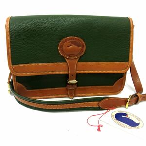 90’s オールド■Dooney & Bourke レザーショルダーバッグ USA製 ALL WEATHER LEATHER ハンドバッグ レディース メンズ 1円スタート