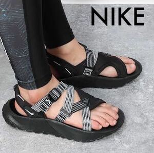 25cm 新品 NIKE ONEONTA SANDAL　 ナイキ ウィメンズ オニオンタ サンダル　スポーツサンダル スポサン ブラック 黒