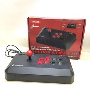 △iBUFFALO アーケードスティック13II BSGPAC02BKBC PS3 PC ゲーム コントローラー 通電確認済 現状品△C73404