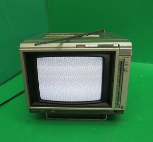 Z-3144■昭和レトロ！ナショナル　カラーテレビ　TH-8-V9V 　中古　通電のみ確認　 