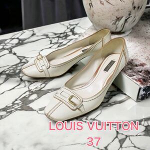 LOUIS VUITTON ルイヴィトン　パンプス　ハイヒール　ホワイト　靴　ビジネスシューズ　ヒール