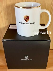 ★【未使用】ポルシェ PORSCHE★マグカップ ドイツ製 正規品 白