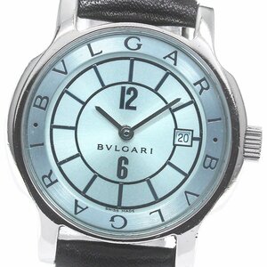 ブルガリ BVLGARI ST29S ソロテンポ デイト クォーツ レディース _790656