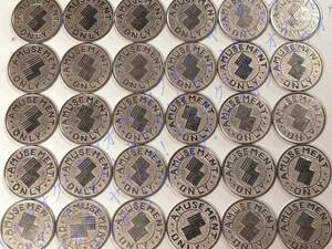 【即決】ゲームセンター アミューズメント規格 メダル 同一図柄 コイン B 50枚 9c