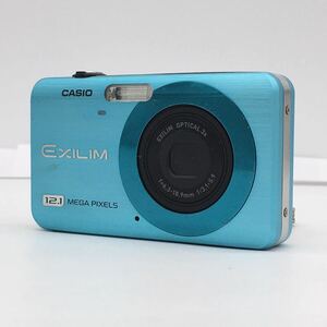 CASIO カシオ EXILIM EX-90 ブルー コンパクト デジタル カメラ バッテリー付属 動作確認済