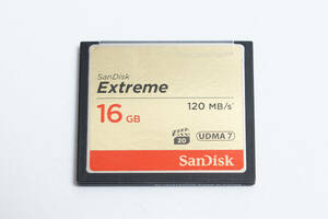 #54c SanDisk サンディスク Extreme 16GB CFカード コンパクトフラッシュ 120MB/s UDMA7