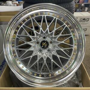 現品 即納１台 在庫限り ワーク WORK VS-XV (SR) 特注品 19インチ 9J +46(O) 5H100 ホイールのみ ４本 未使用 カスタム車 50プリウス 